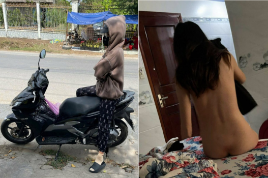 Bảo thẹn thùng vẫn lột hết quần áo